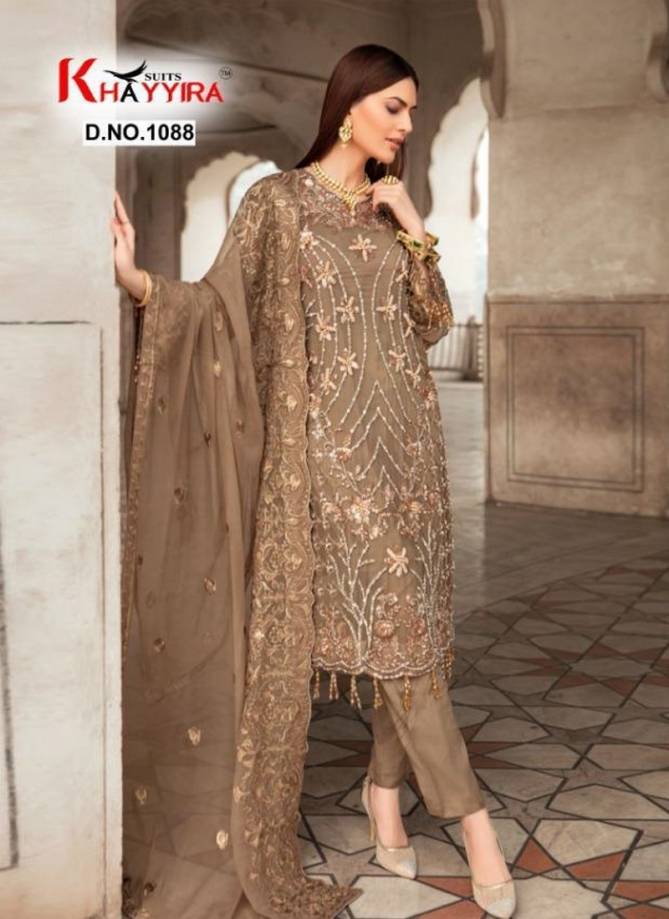 Zebtan Khayyira Latest Fancy Designer Heavy Wedding Wear Fox Georgette Embroidered And Stone Work Pakistani Salwar Kameez Collection